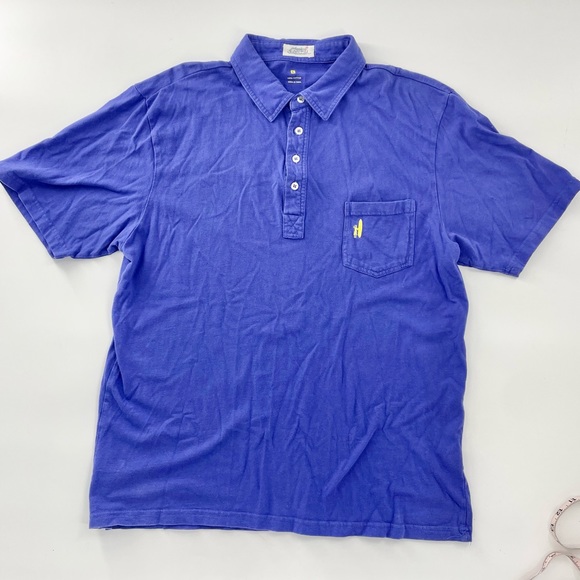 johnnieO Shirts Johnnieo Mens Blue Purple Performance Short Sleeve